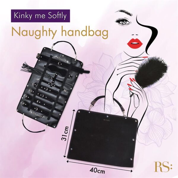 BDSM Set Soiree Kinky Me Softly Nero: Eleganza e Passione per le Tue Fantasie - immagine 3