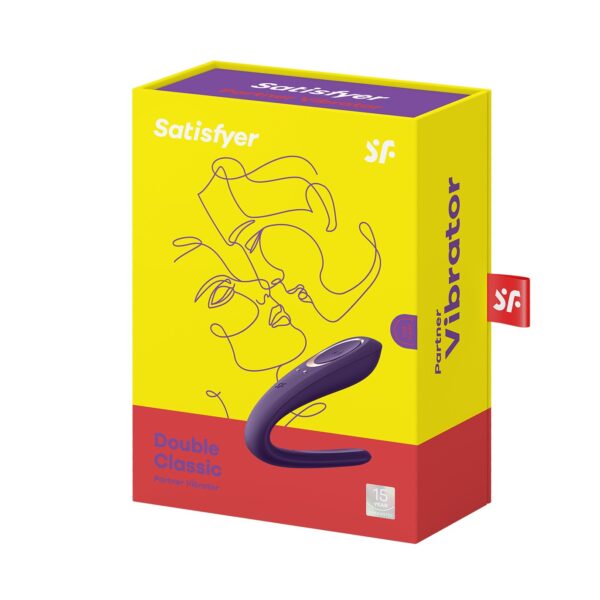 Double Classic Vibratore per Coppie con Caricatore USB - immagine 6