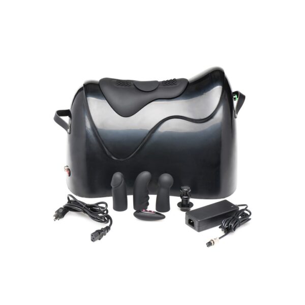 Macchina del Sesso Cavalcabile con 4 Attacchi in Silicone Premium e Telecomando - immagine 3