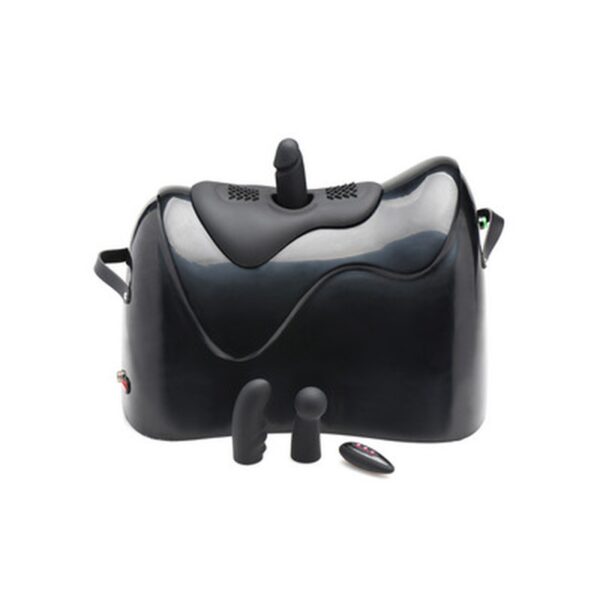 Macchina del Sesso Cavalcabile con 4 Attacchi in Silicone Premium e Telecomando - immagine 5